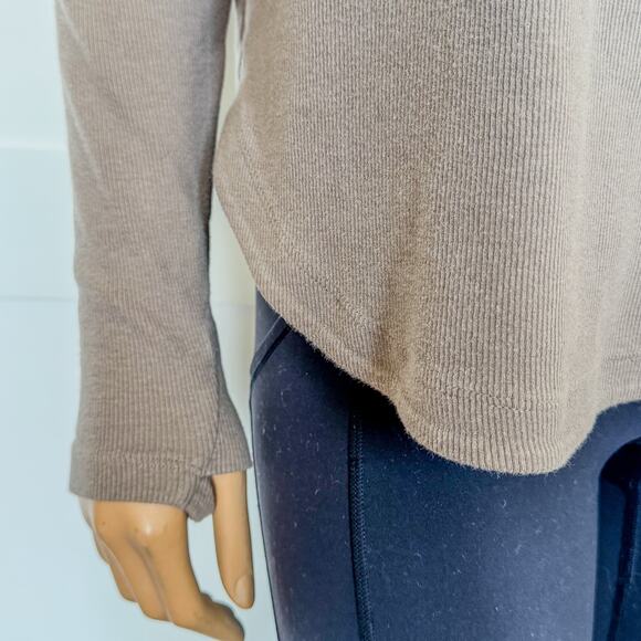 Athleta, Presence Sweatshirt w/ Accented Open Back, Pyrite, Women’s Small, Yoga - Picture 10 of 10